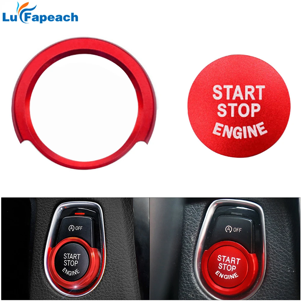 

Автомобильный Стайлинг зажигания двигателя старт стоп кольцо чехол стикер для Bmw F20 F21 F30 F31 F10 Кнопка фотоаксессуары крышки