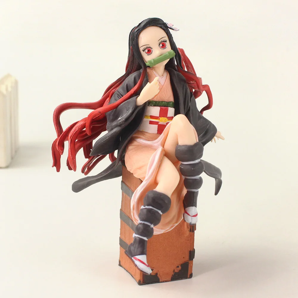 

15cm Anime Demon Slayer Kimetsu No Yaiba Kamado Nezuko PVC Decoration Model Figure Toys Dolls