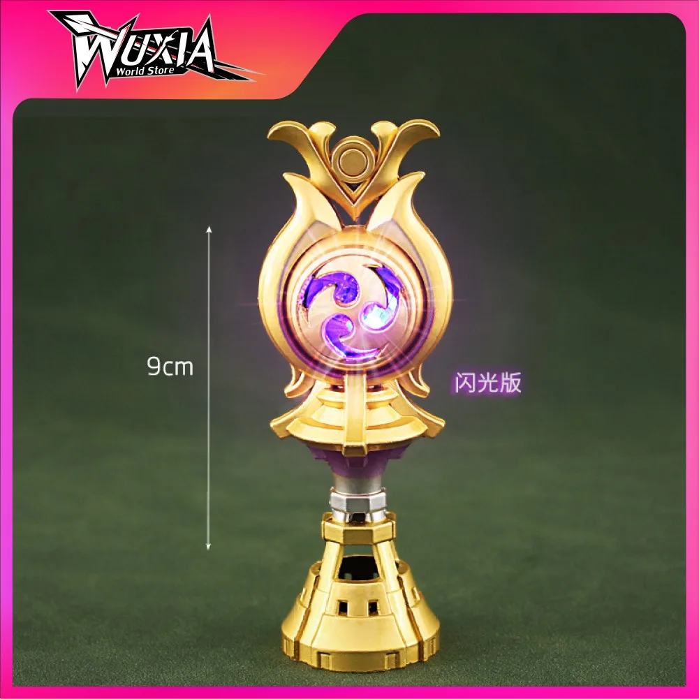 

Genshin Impact Weapon 9cm Thor Gnosis Anime Game Toys Kawaii Novel Collection Decorative ornaments Toys for Boys Christmas Gift