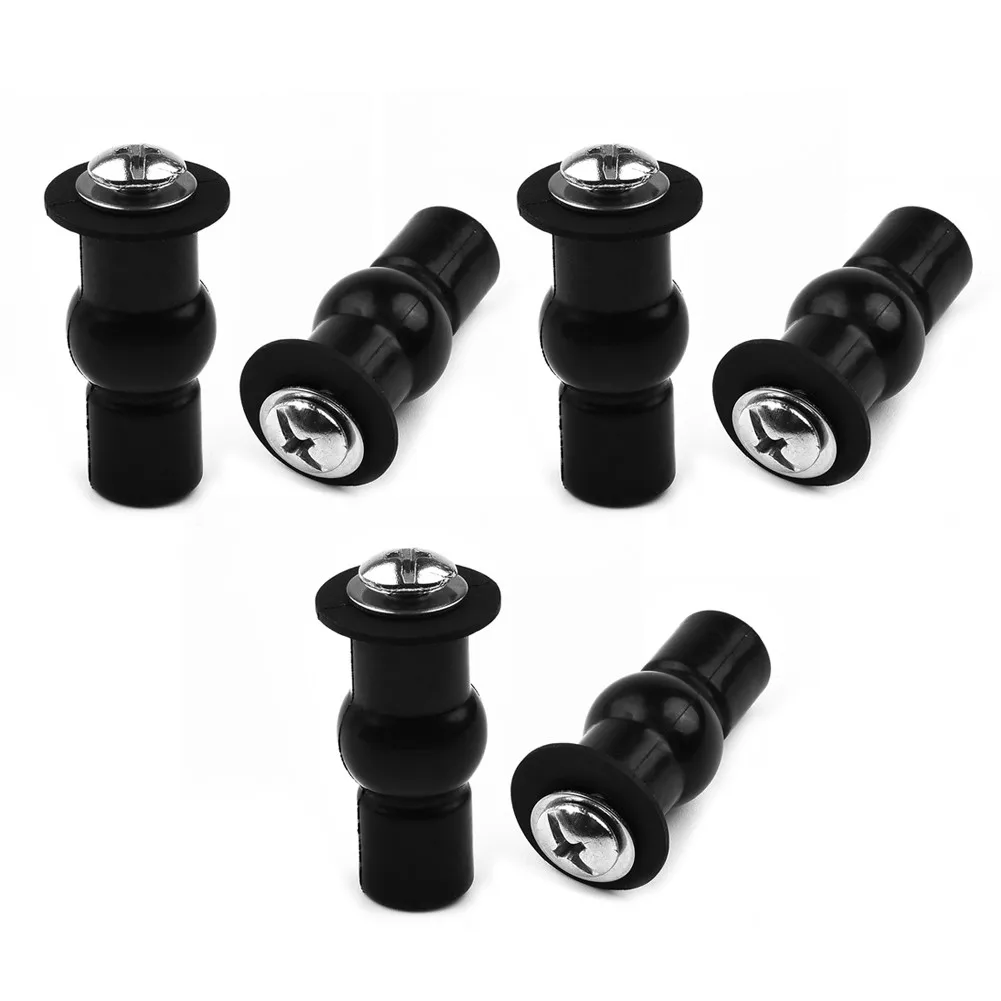 

1Pair Accessories Toilet Seat Expansion Screw Hinges Tool Easy Install Small Rubber Top Home Universal Fixing Professional Nuts