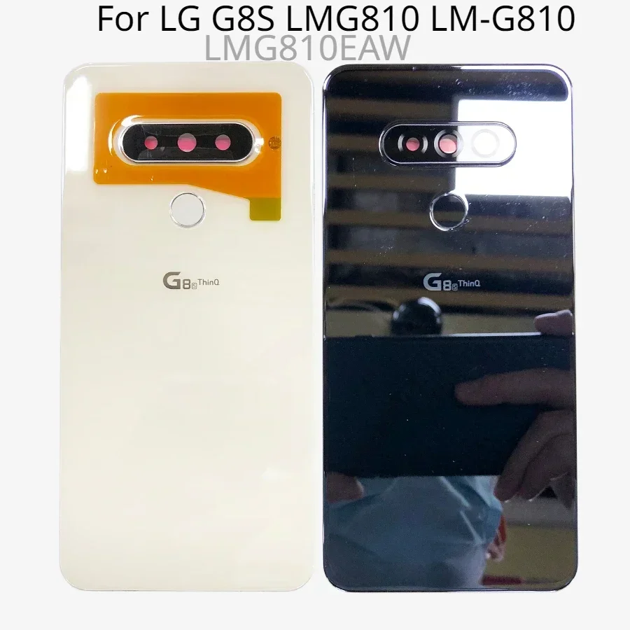 Стекло для LG G8S LMG810 LM-G810 LMG810EAW задняя крышка аккумулятора дверь ThinQ с объективом