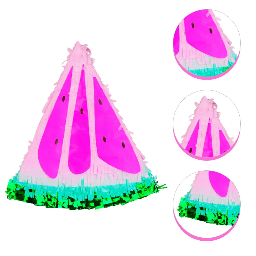 

Traditional Mexican Pinata Toy Watermelon Shaped Pinata Candy Filled Pinata Craft