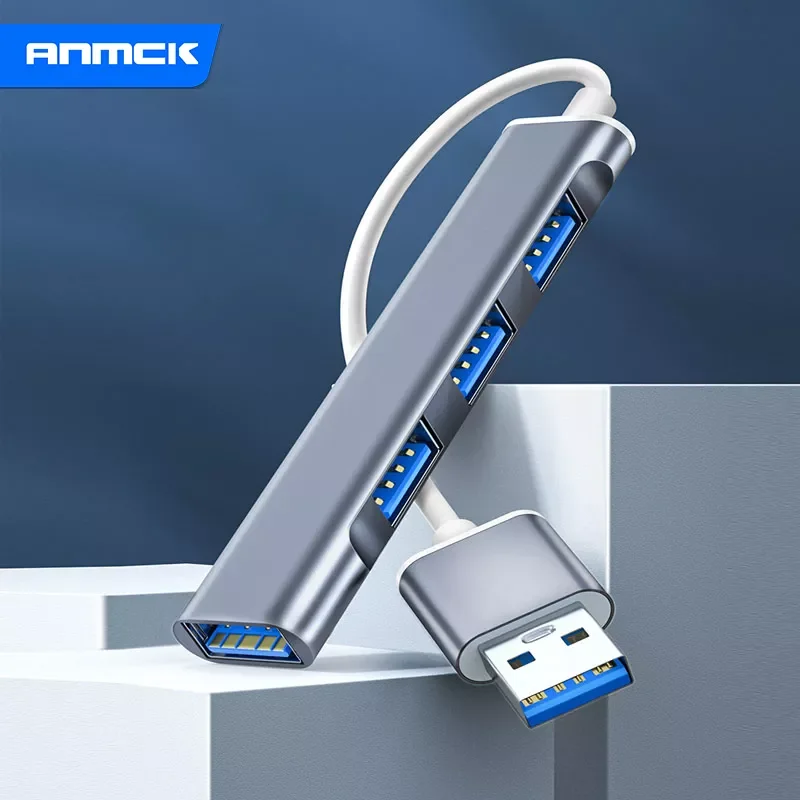 

Anmck Type C USB C HUB Dock 3.0 3.1 4 Port Multi Splitter Adapter OTG For Laptop Macbook Pro 15 Air Pro HUAWEI