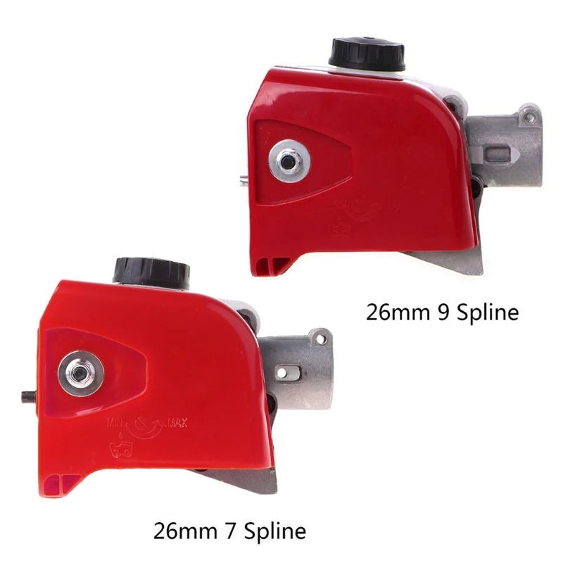 

Multifunctional 26mm 7/9 Spline Pole Tree Cutter Chainsaw Gear box Gear for Head Tool for Lawn Mower Tree Cutter