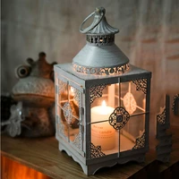 large modern candels holder hanging metal nordic candels holder geometric decor metal moroccan bougeoir flower glass vase