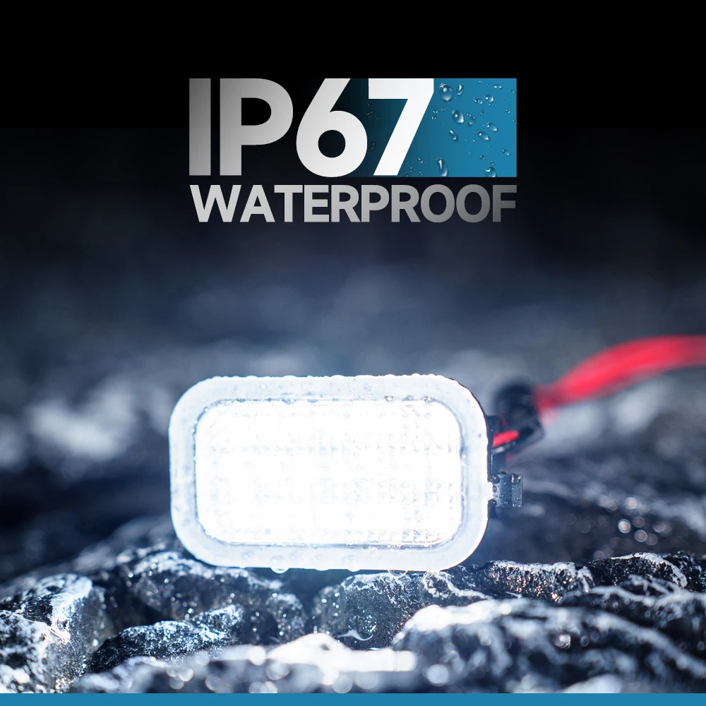 2 светодиодных светильника под зеркалом для Cadillac Escalade EXT ESV GMC Yukon XL Sierra 2500 3500HD лампа