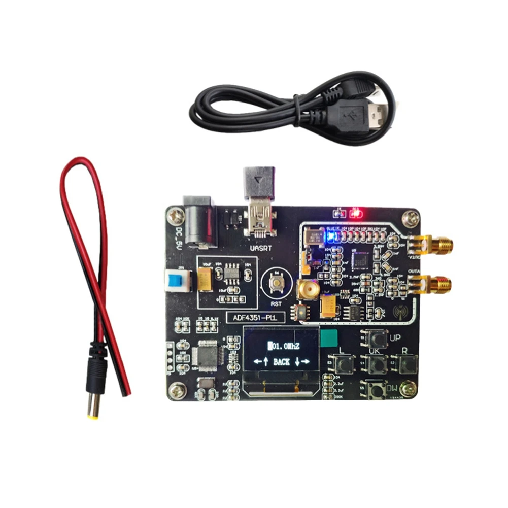 

ADF4351 On-Board Module 35M-4.4G RF Signal Source Frequency Sweeper STM32 Single-Chip Phase-Locked Loop
