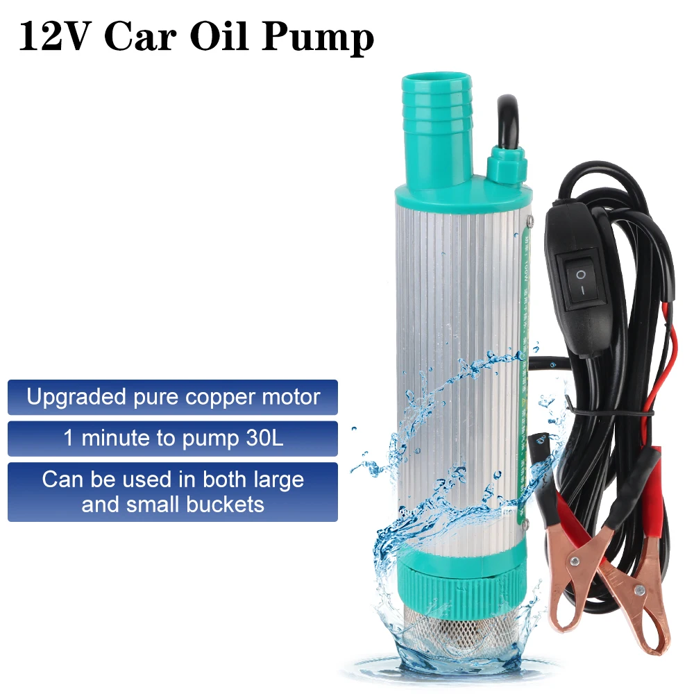 Погружной Электрический Насос Для Перекачки Воды Дизельного Топлива 12 В