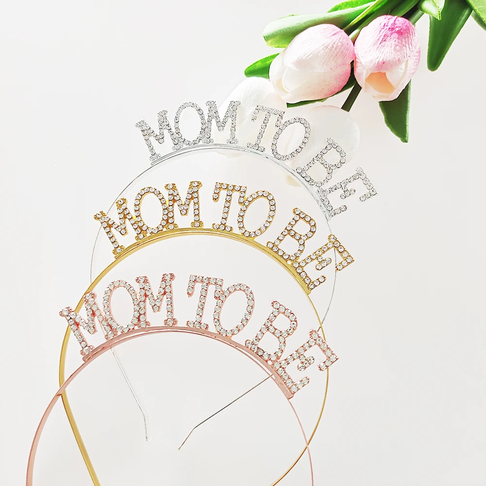 Обруч для волос детский металлический золотистый серебристый Стразы - купить по