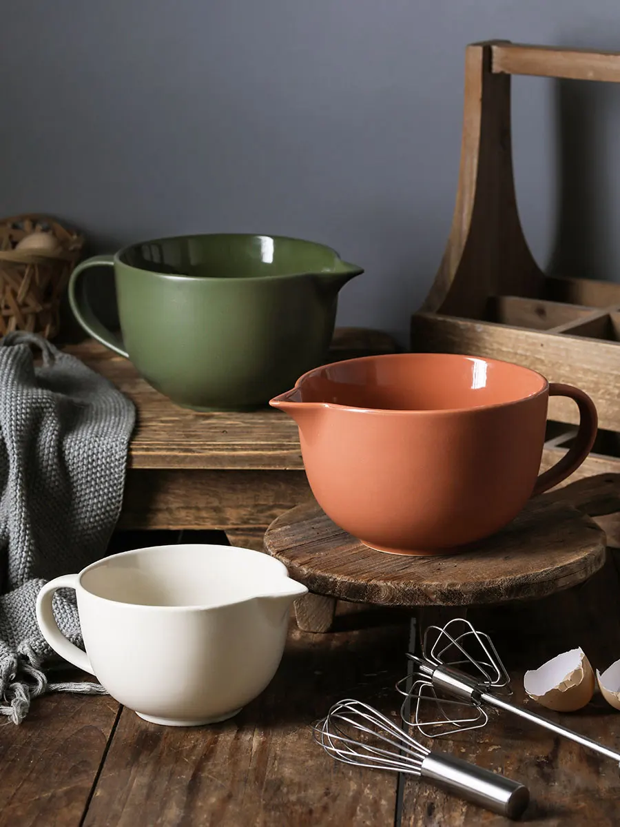 Керамическая микшерная чаша для выпечки бытовой кухонный инструмент разделения