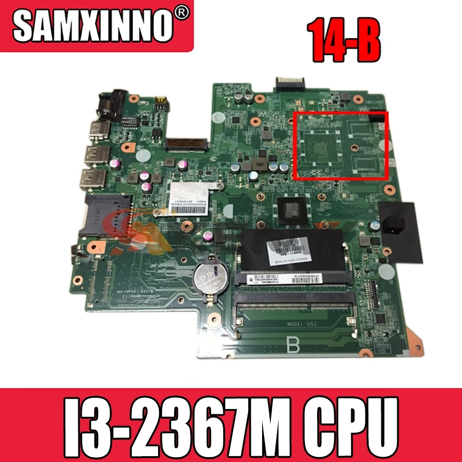 

Akemy 714618-501 715866-501 DA0U33MB6D0 REV D Model name U33 For HP Sleekbook 14-B I3-2367M CPU onboard HD4000 DDR3