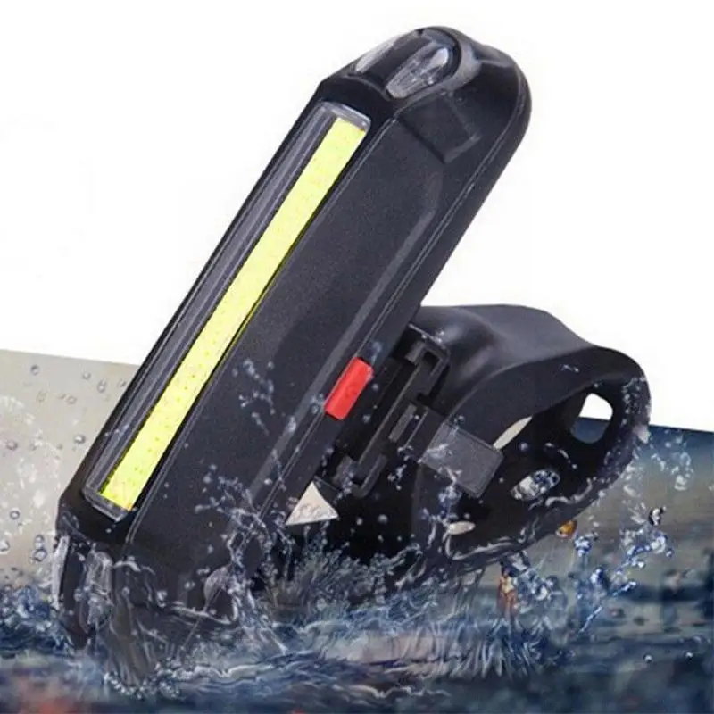 

Outdoor Cycling Safety Tail Light At Night Multiple Light Warning Modes Bike Flashing Rechargeable Accessories Bicycle B3t6