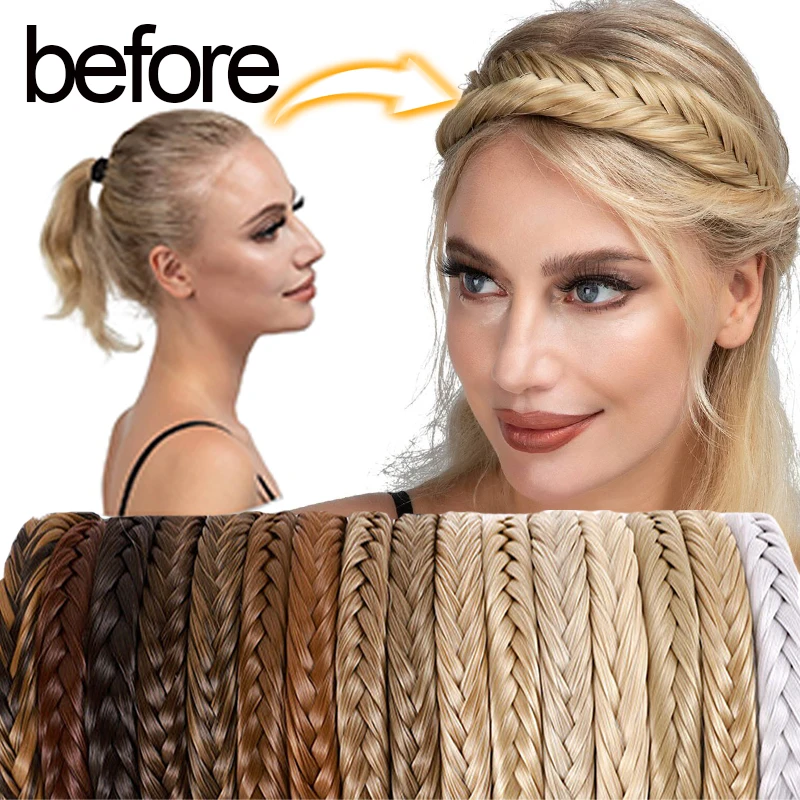 

Toothed Non-slip Headbands For Women Fashion Twist Hairbands Adjustable Head Band Bezel Headwear Girls Braid Hair Accessories