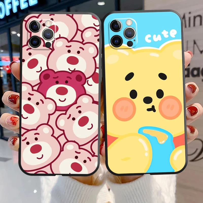 

2022 Disney Phone Cases For iPhone 11 12 Pro MAX 6S 7 8 Plus XS MAX 12 13 Mini X XR SE 2020 Soft TPU Coque Carcasa Back Cover