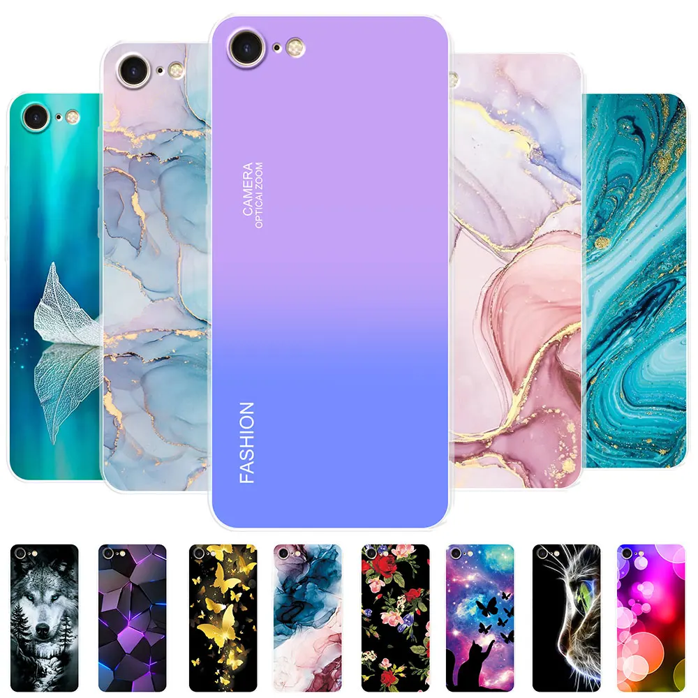 Чехол для iPhone SE 2022, чехол для Apple iPhone SE3, 2022, прозрачный мягкий силиконовый чехол из ТПУ, чехол для телефона, чехол для iPhone 2022, бампер