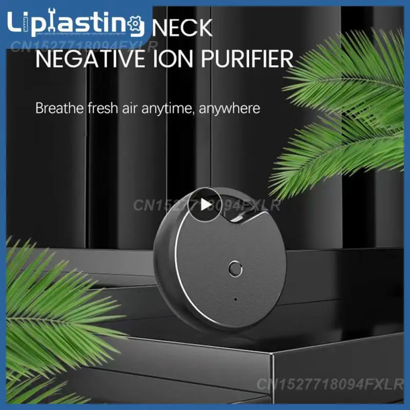 

Hanging Neck Portable Air Purifier Anion Air Purification Freshener Ionizer Air Cleaner Cigarette Smoke Remover Toilet Deodorant