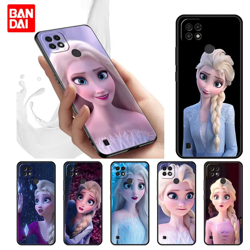 

Cover Case for Realme C21 C21Y C25 C15 C11 2020 C3 C20 5 6 6i 7i 8i 8 Pro Trend Coque Capa Thin Cell Disney Queen Elsa Frozen