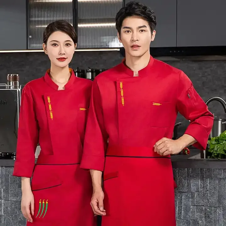 Рисунок 4 - Унисекс пальто шеф-повара с рукавом