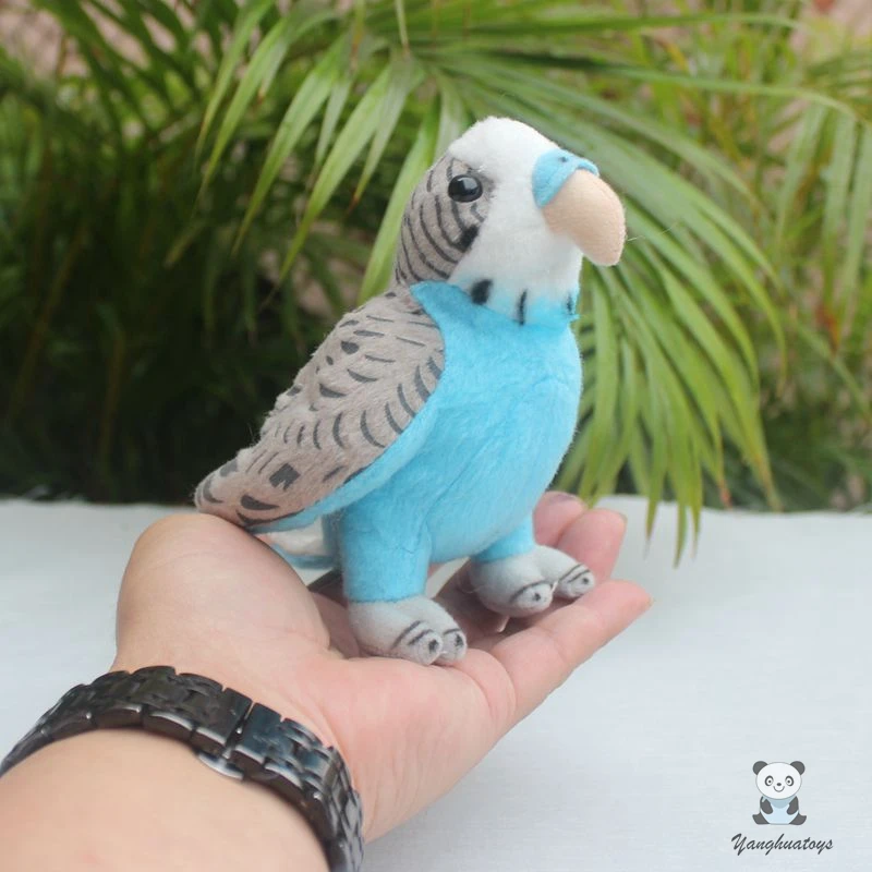Детская плюшевая игрушка-попугай