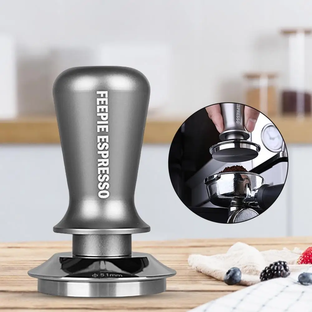 

40%HOT Coffee Powder Hammer Durable Easy to Clean Delicate Texture Stainless Steel Adjustable Coffee Tamper for Home