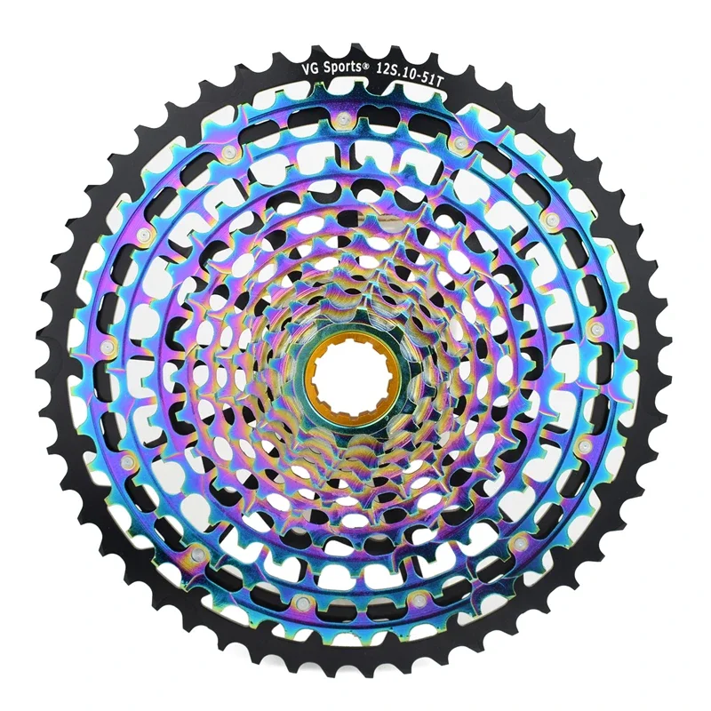 Фото Кассета Ultimate Rainbow MTB 11/12 скоростей XD 10-46T, Eagle Freewheel 10-51T, ULT K7, ультралегкая звездочка ULT для GX SX NX M9100 XX1 №2