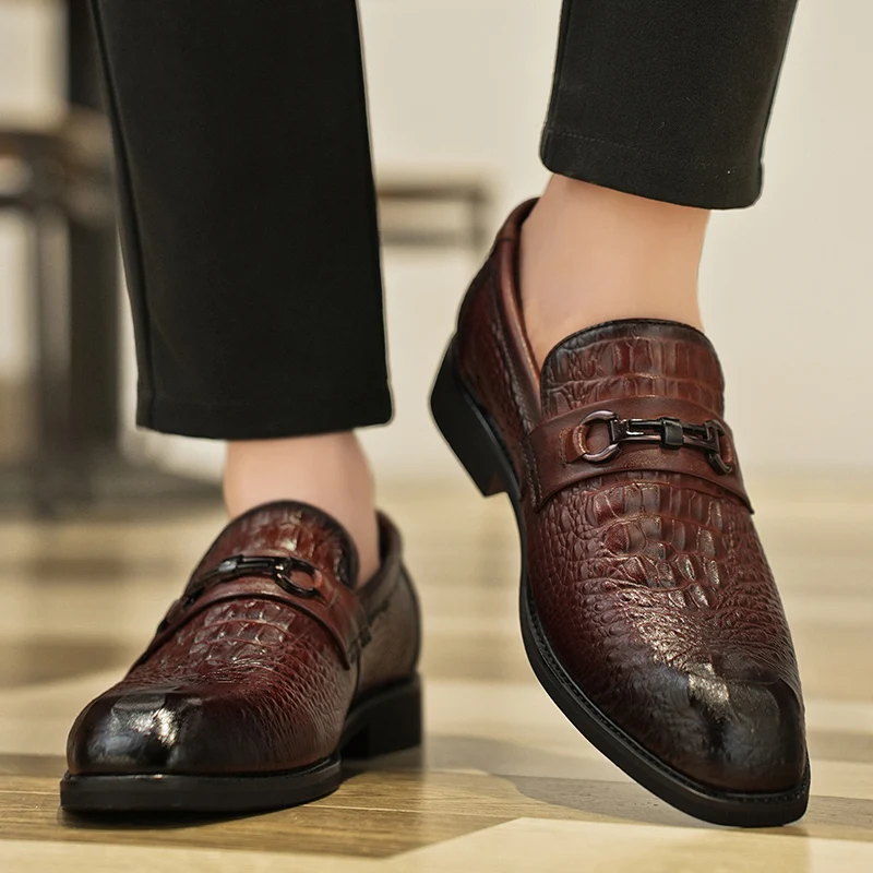 Популярные деловые мужские лоферы высокого качества в дизайнерском стиле