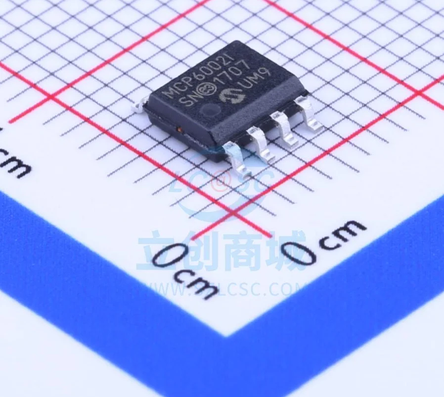 

MCP6002T-I/SN Package SOIC-8 New Original Genuine Operational Amplifier IC Chip