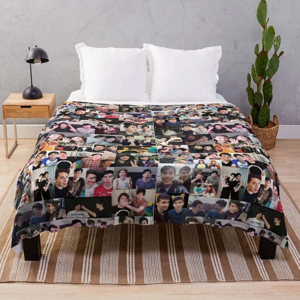 

Dan and Phil!Throw Blanket Thermal Blanket Flannel Blanket