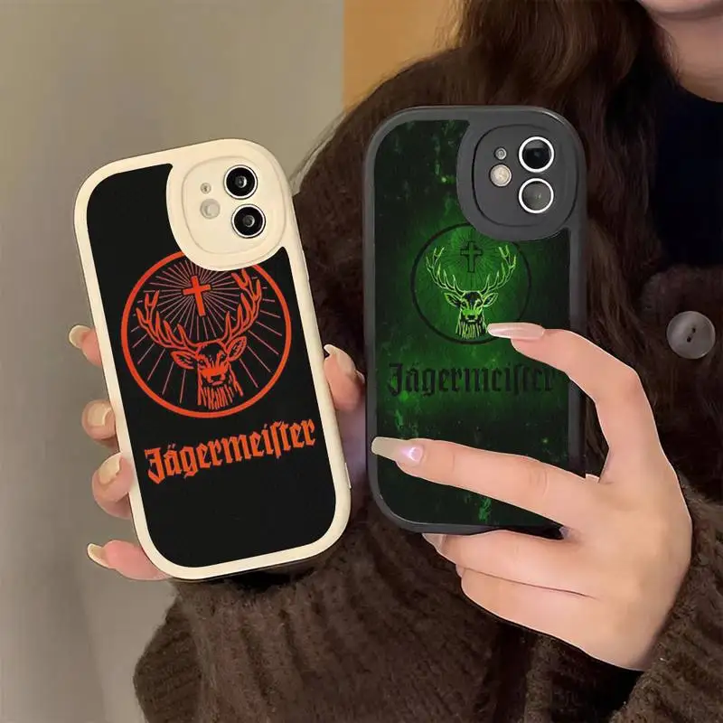 

Jagermeister logo Phone Case for iPhone 13 12 11 14 Pro Max Xs X Xr 7 8 Plus Se 2022 Hard Leather Silicone Cover