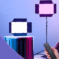 led photo studio panel light 3000 6500k photography lighting dimmable camera video fill lamp with remote control for youbute