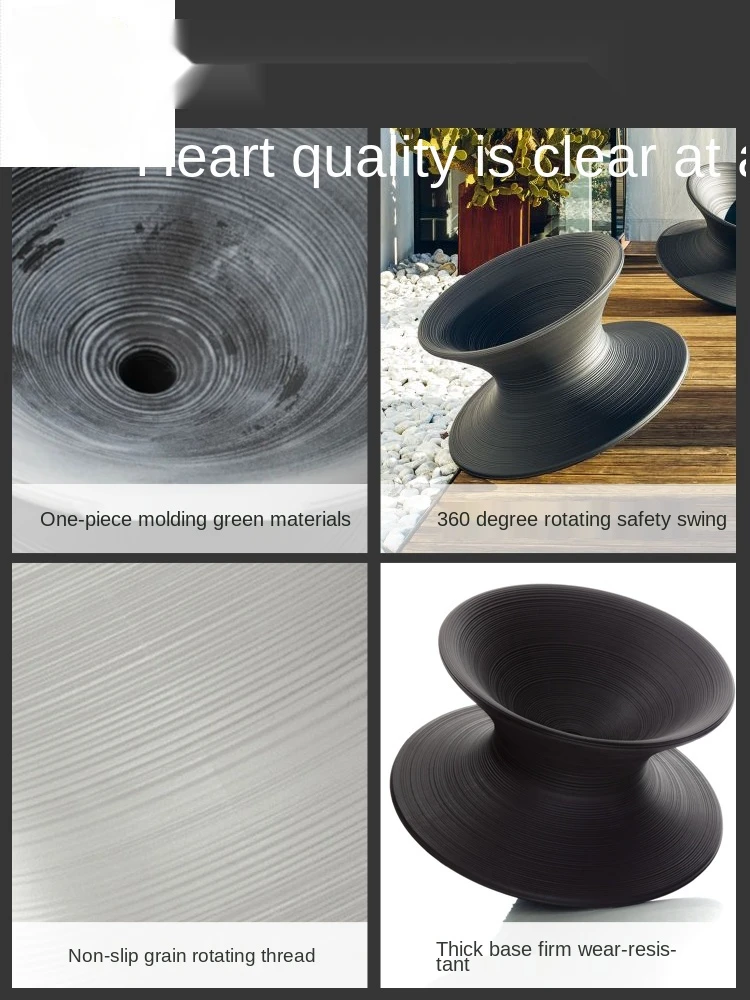 Стул с гироскопом стакан из FRP вращающийся стул балкон одиночный повседневный