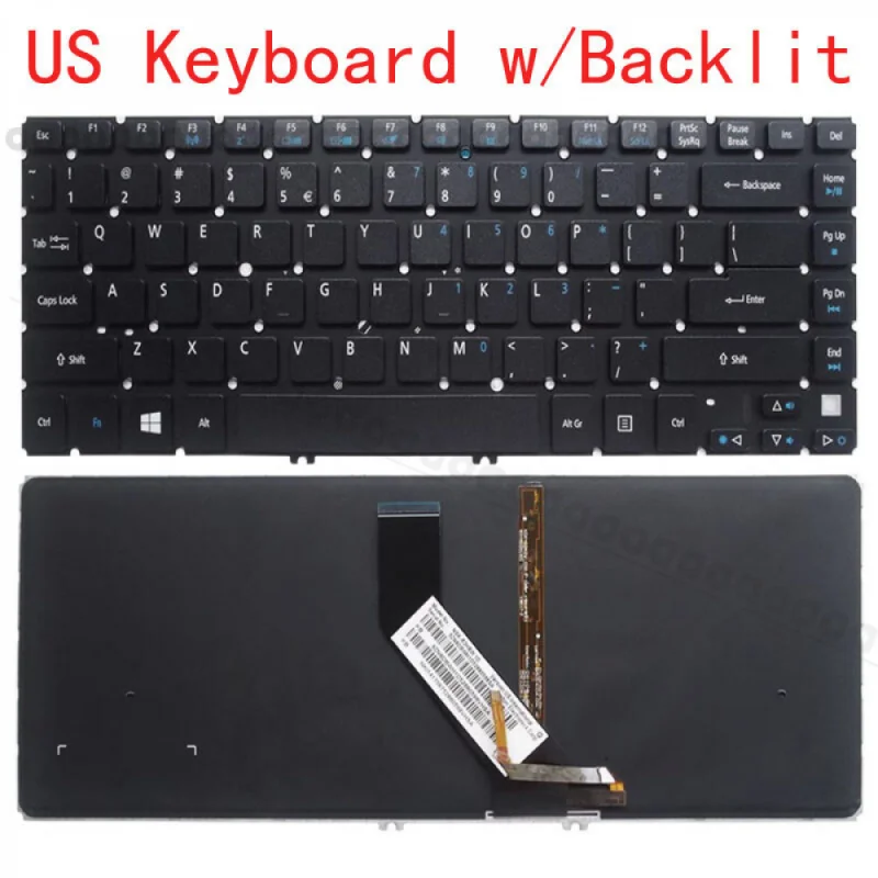 Фото Новая клавиатура AS+US/RU для ноутбуков Acer Aspire V5-471, V5-471G, V5-471PG, V5-431 серии, замена клавиатуры №3