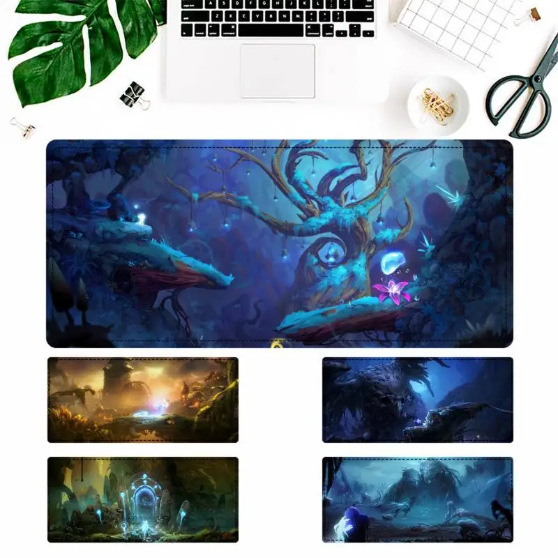 

Soft Ori and the Will of the Wisps Gaming Mouse Pad PC Laptop Gamer Mousepad Anime Antislip Mat Keyboard Desk Mat For Overwatch