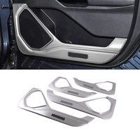 for ford explorer u625 2020 2021 accessory stainless steel inner door anti kick pad cover trim frame interior decoration molding