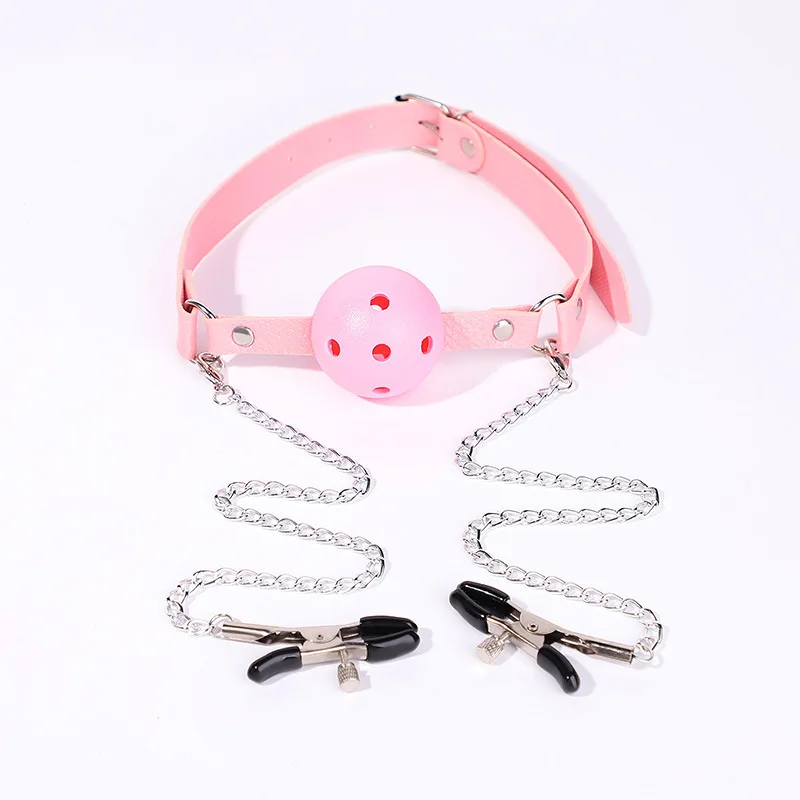 Съемный зажим для сосков шариковый кляп порт водные шарики секс-игрушки бондаж и