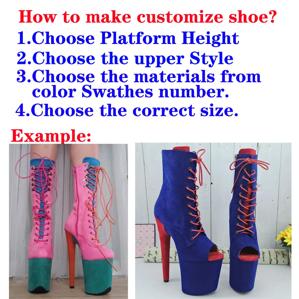 Suede--Customize Style Pole dance shoes