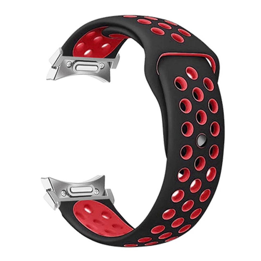 Фото Силиконовый ремешок 20 мм для Samsung Galaxy Watch 6/4/5 40 мм, 44 мм/5 Pro 45 мм, браслет для Galaxy Watch 6 4 Classic 47 мм, 43 мм, 42 мм, 43 мм №3