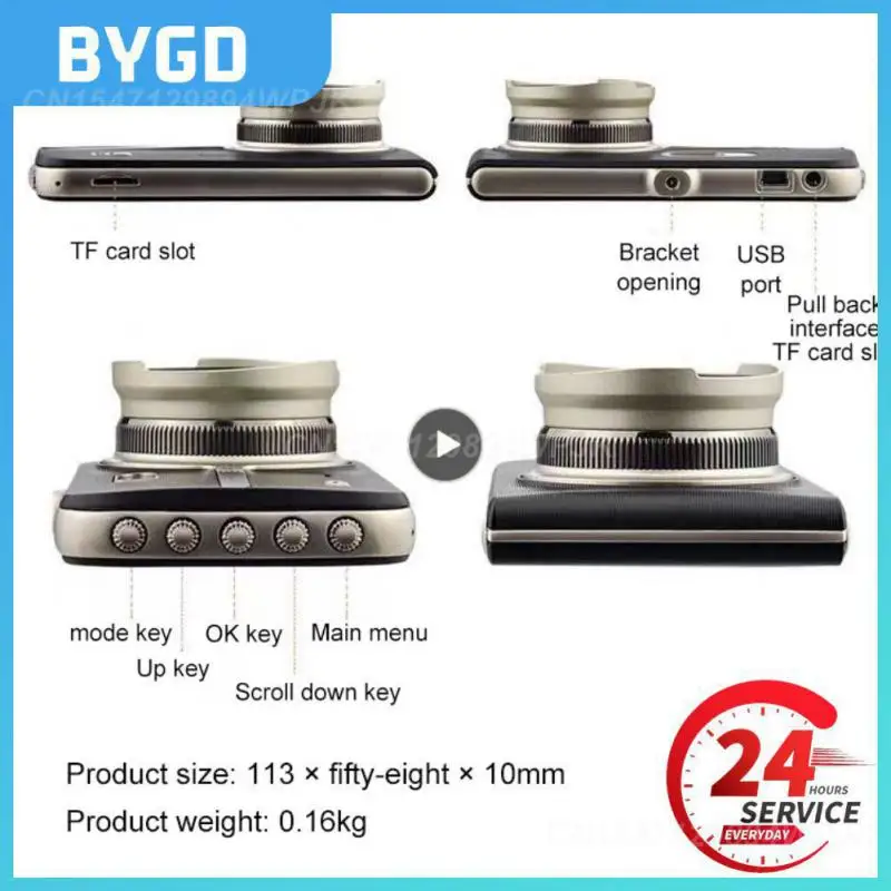 

Easy To Operate Car Dvr 1080p Dash Camera Night 4.0in Dash Cam 1080p Simple Installation Black Box Cycle Dashcam Usb