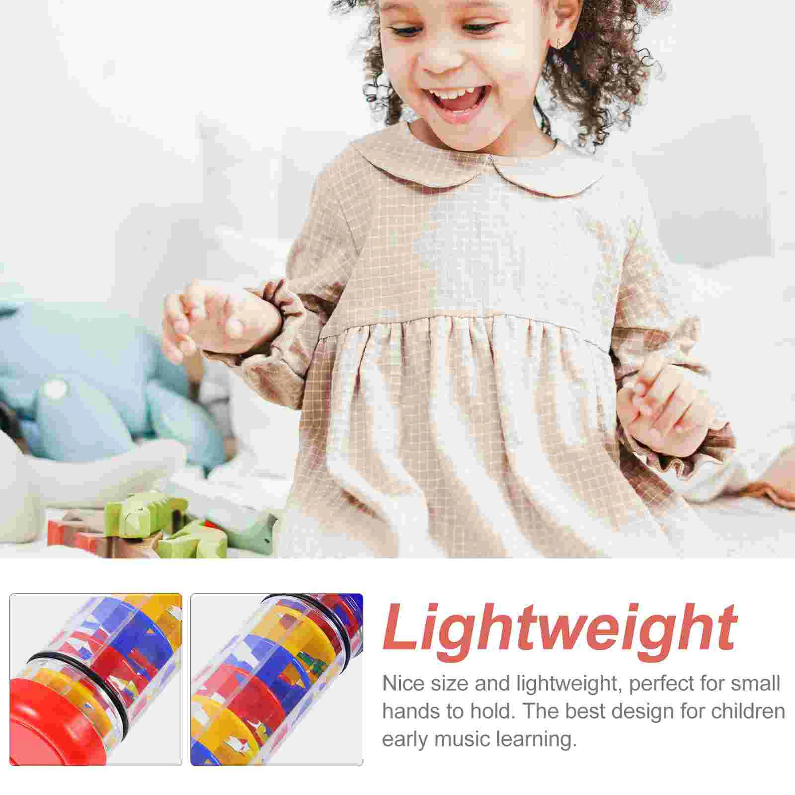 Ударная дождевая палочка музыкальный инструмент трубка детские игрушки шейкер