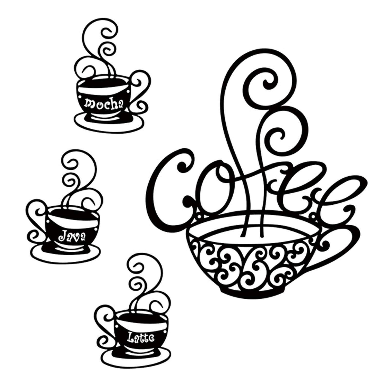 

4 шт., Настенный декор для столовой, ресторана, дома