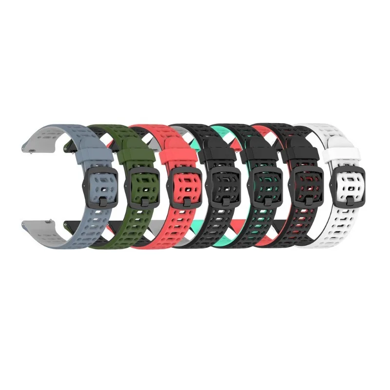 Фото Двухцветный силиконовый ремешок 20 мм 22 мм для Huami Amazfit GTR Mini GTR3 GTR4 Pro 42 мм 47 мм Bip5 GTR2 GTR2E 2 3 4 №3