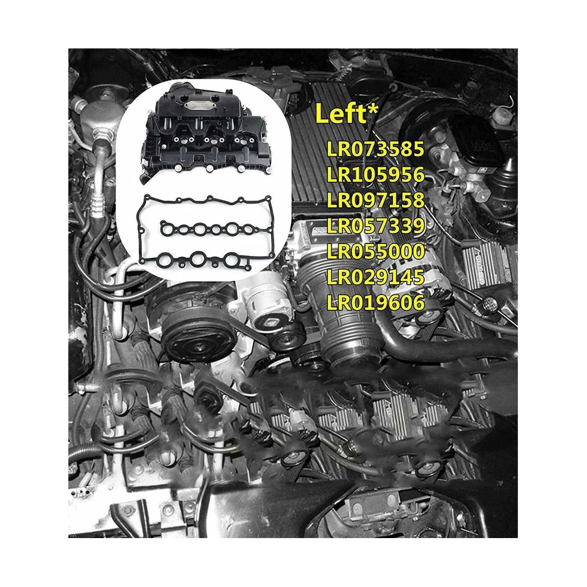 Левая головка цилиндра впускной коллектор крышка двигателя для автомобиля Mk4 3 0