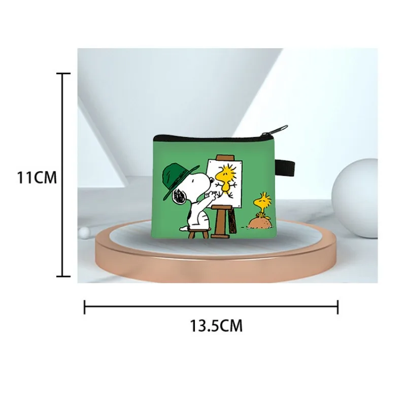 Kawaii Snoopy Кошелек Для Монет Высококачественный Студенческий Милый Держатель Карт