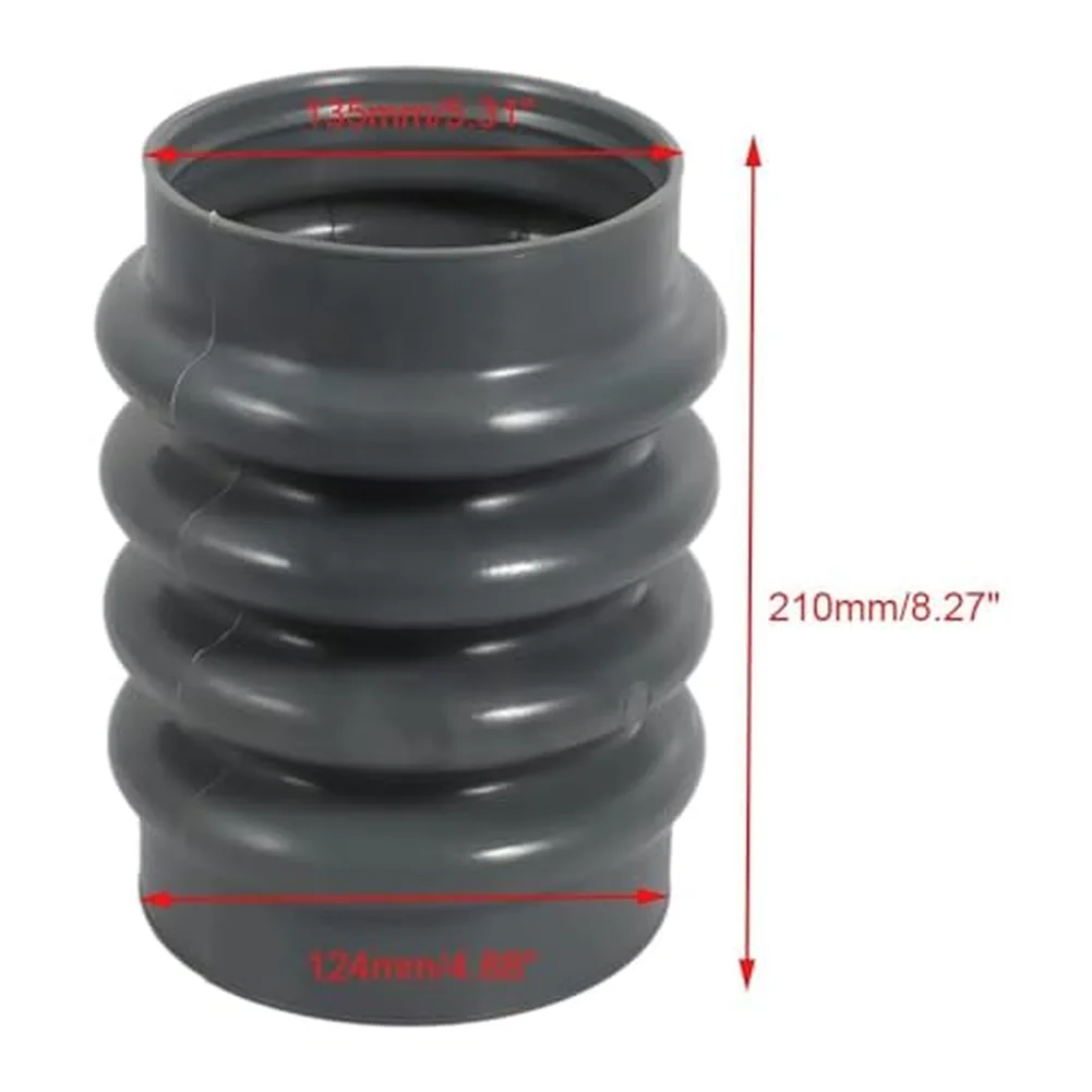 Фото Гофрированная трубка (гофра) для уплотнительной техники Wacker BS500, BS50-2, BS50-4, полиуретановая, высота 210 мм, серая №5
