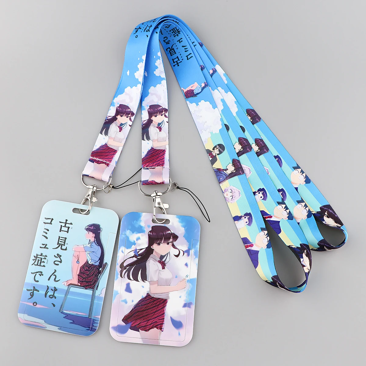 

Komi Can't Communicate Anime Strap Lanyards for Keys Keychain Badge Holder ID Credit Card Pass Hang Rope Lariat Accessories