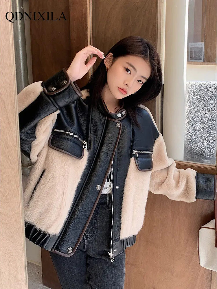 Woman Coats 2023 Winter Fur Coat  Pre-sale New Outerwear Fashion Fur Jacket Tops Wool Sheepskin Coat for Women Faux Fur Coat