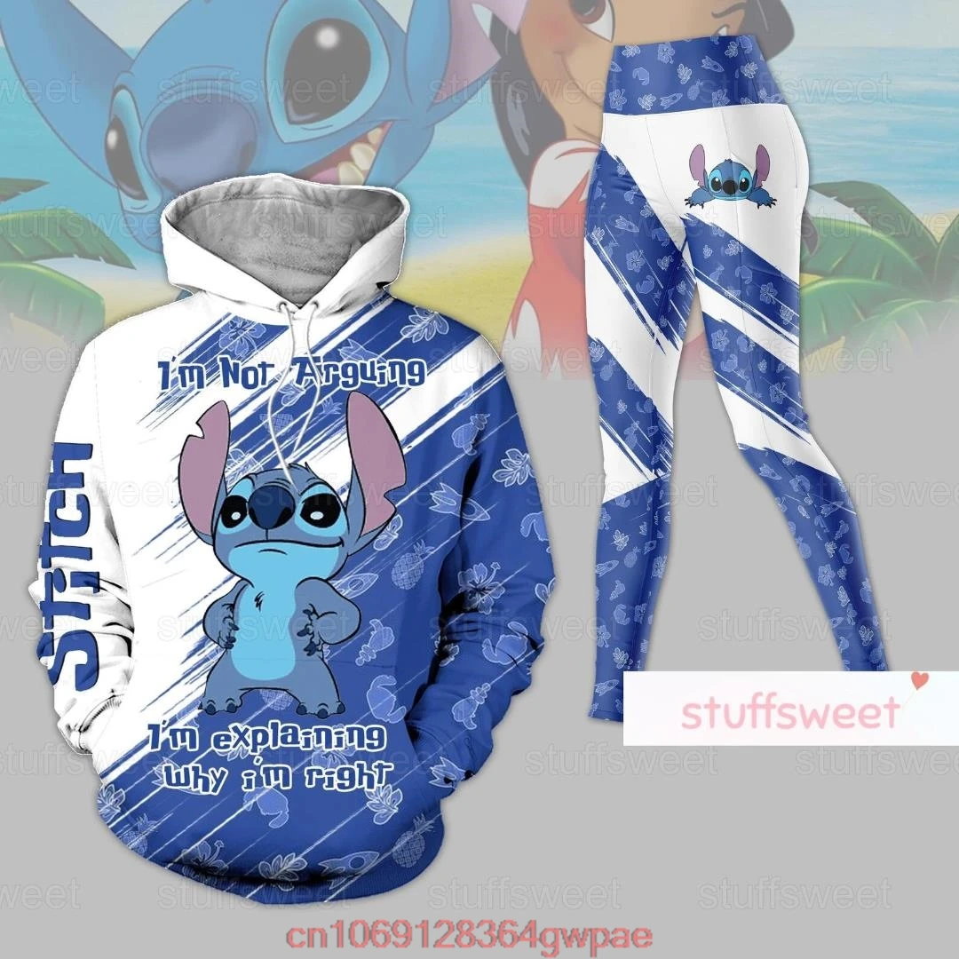 Комплект из Толстовки и брюк для йоги с 3D-принтом