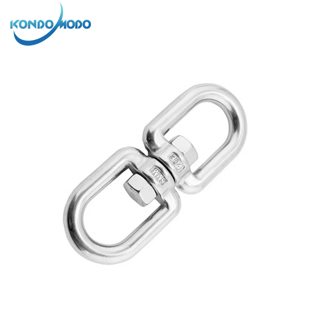 

Stainless Steel 6mm Climing Accessory Rotation Quick Hook Buckles for Outdoor Rock Climbing Hiking Equipment Rotating Carabiner