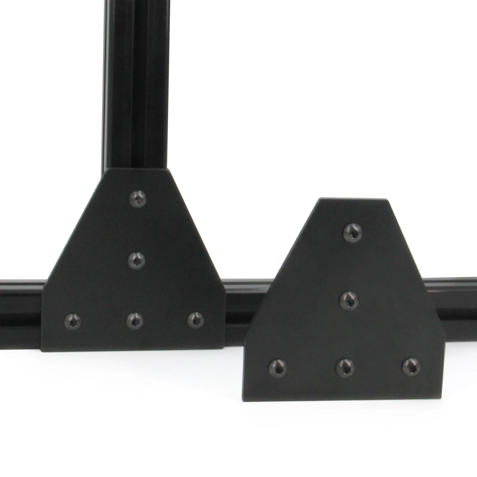 Угловая пластина кронштейна типа T 40 мм x с винтами M6 + Т-образными гайками 5