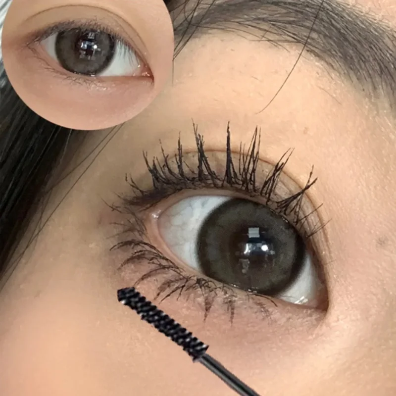 

Ultra-fine Mascara Curling Thick Lengthening Eyelash Mascara Waterproof No-smudge Brown Natural Curl Cartoon Girl Mascara Makeup